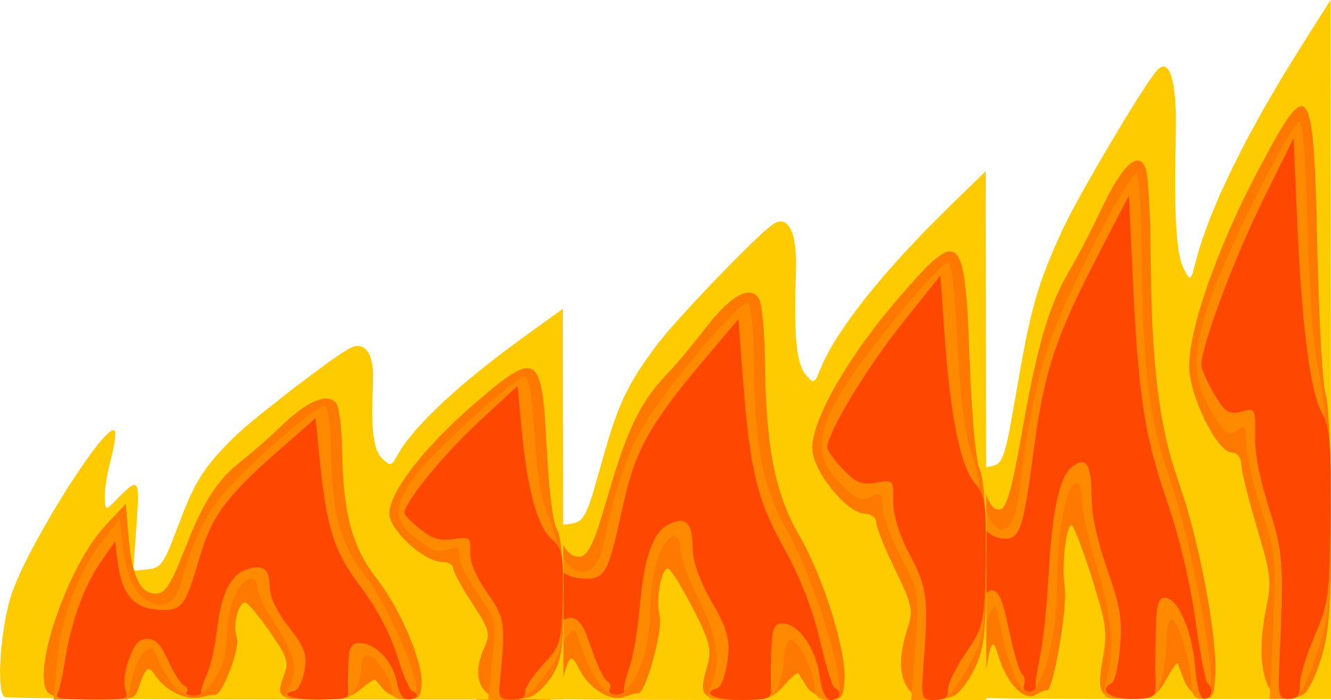 graphic showing flames of fire